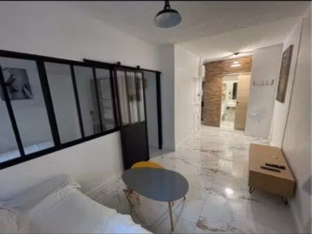 2 pièces rue meynadier-aucune charges-400m de la plage