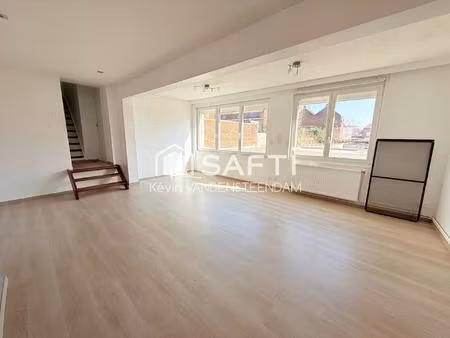 appartement lumineux de 84 m² à seclin  en centre-ville dans un quartier calme