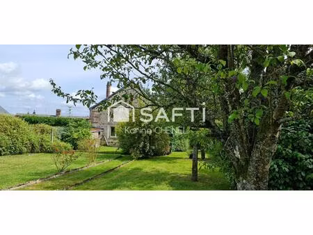 maison en pierres 3ch terrain et 6 garages loués