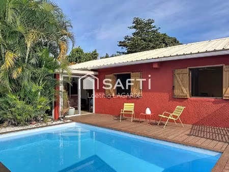 maison f4/5 plain-pied avec piscine