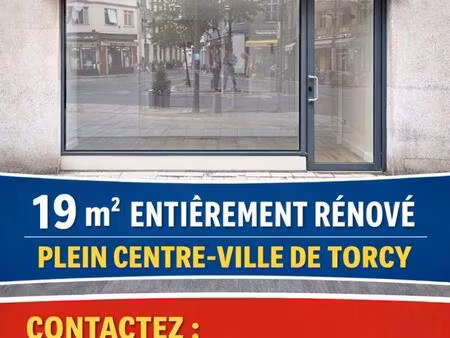 location murs commerciaux 19 m²