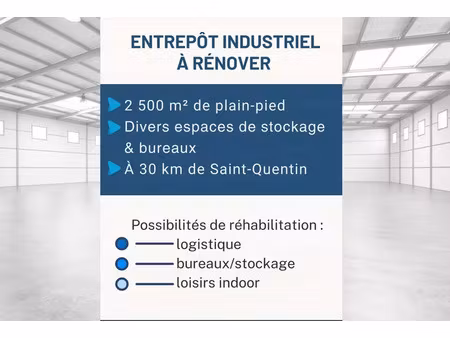 vente bureau 1 pièce 2500 m² mennevret (02630)