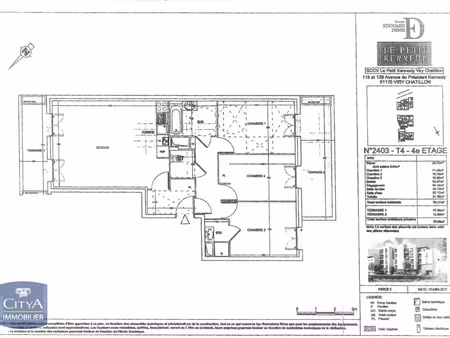 appartement à louer 4 pièces 79.37 m² - viry-châtillon (91) - 1 158€