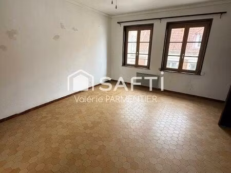 vente immeuble 132 m² montreuil-sur-mer (62170)