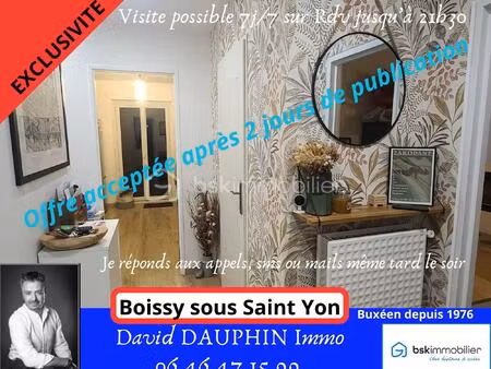 maison de 85 m² à boissy-sous-saint-yon