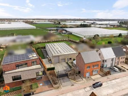 woning met 3 slpkrs en magazijn van 600 m² te onze-lieve-vrouw-waver