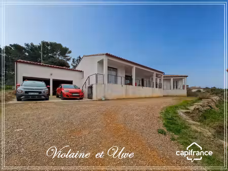 villa contemporaine de 5 chambres avec piscine et 3 000 m² de terrain – minervois – sud de