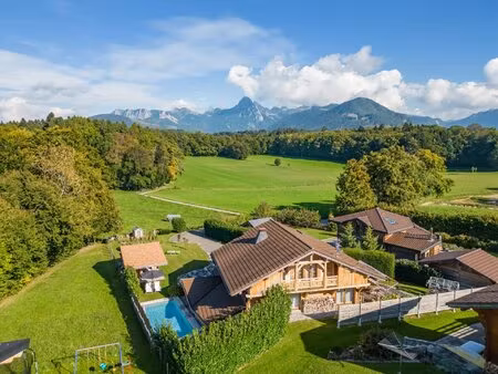 larringes - chalet traditionnel - piscine - terrain de 1 571 m² - 5 chambres