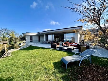 évian-les-bains - villa d’architecte sur le golf prestigieux - terrain de 1 055 m² - vue..