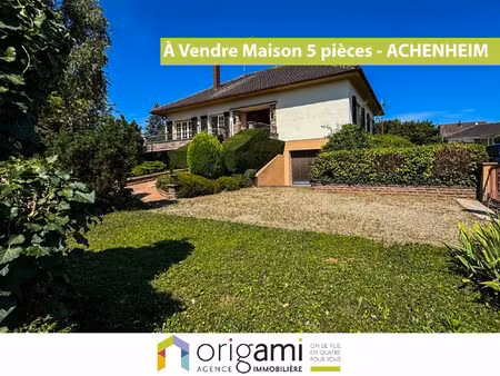 achat maison 5 pièces 114m² achenheim 67204