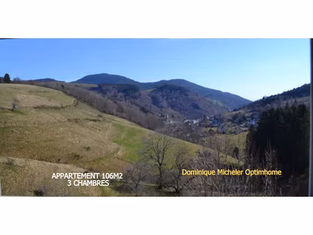 vente appartement 4 pièces 106 m² le bonhomme (68650)