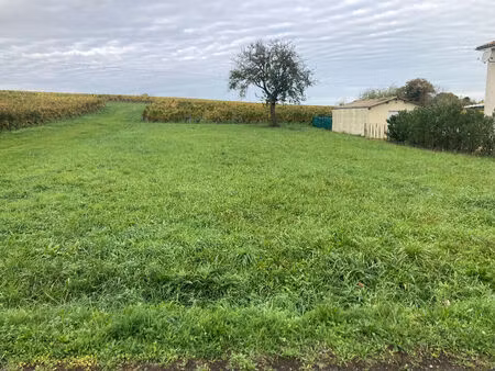 vente terrain 1075 m² saint-sauveur-de-puynormand (33660)