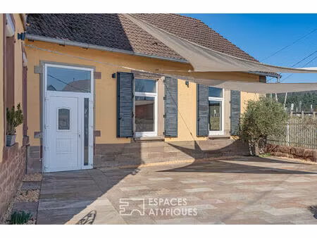 appartement de caractère rénové et sa terrasse