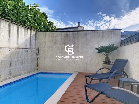 maison centre ville de saintes avec garage  jardin et piscine