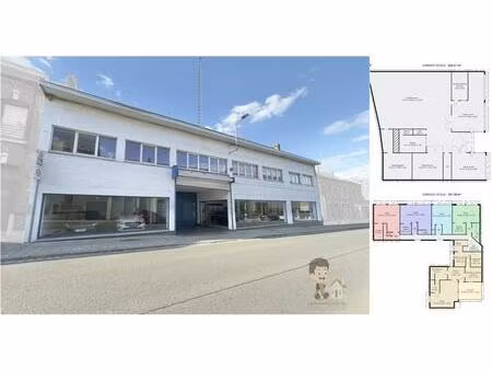 surface commerciale à vendre de 626 m² à erquelinnes (vbd96938)