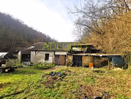 maison à rénover avec grange et écurie dans un écrin de verd