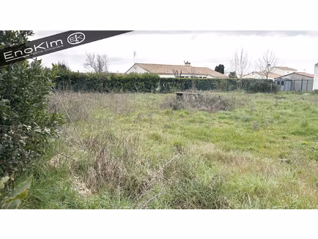 achat terrain 479m² st vincent sur jard 85520