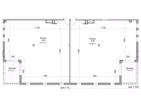 location bureau 1 pièce 292 m² à montpellier (34000)