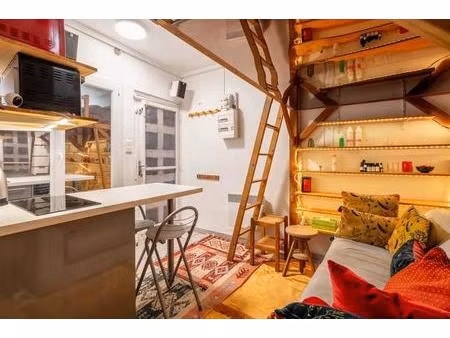 studio calme 13 m² paris 20e