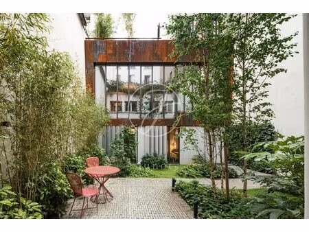 paris 1er - place vendôme - maison à vendre - 8 pièces - 294 10m² carrez - jardin -...