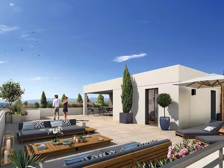 appartement 4 pièces dernier etage terrasse