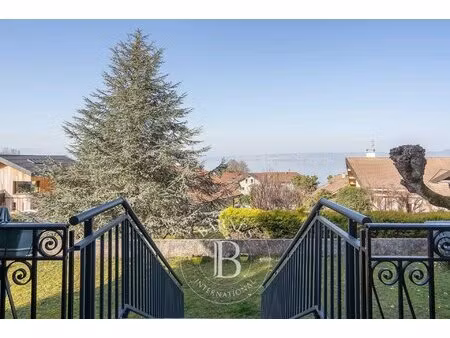 neuvecelle- vue lac et jardin privatif - 3 chambres