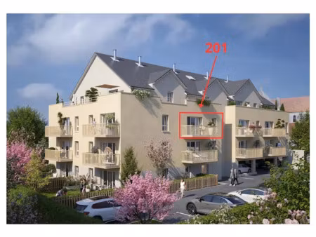 vente appartement 2 pièces 43.1 m² à gournay-en-bray (76220)  151 000 €