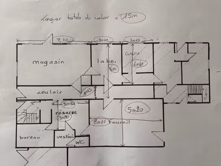 immeuble de 13 pièces avec fibre à chauvoncourt