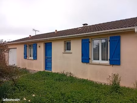 vends maison de plein pied