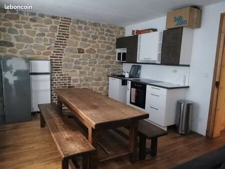 appartement f2 meublé - terrasse - jardin
