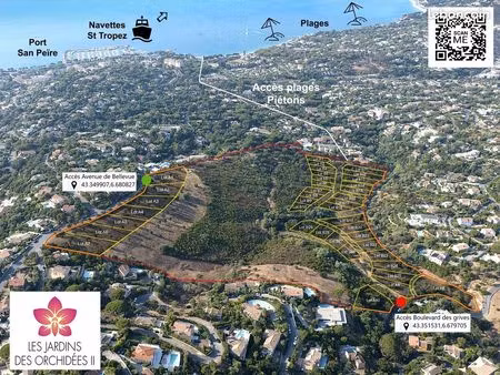 terrains rares aux issambres