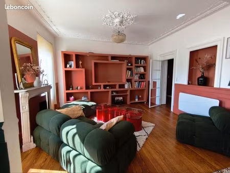 appartement haussmannien 95m2 avec jardin privatif