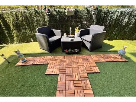 studio confort avec terrasse et espace de gym et jacuzzi