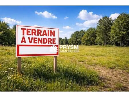 terrain constructible viabilisé à vendre