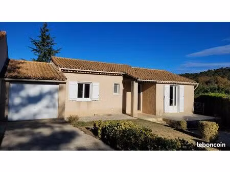 maison plain-pied 76m²  2 chambres  garage et terrain à brue-auriac