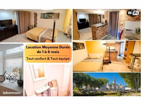 ?meublé tout confort  rue calme centre ville  en location moyenne durée_toutes charges