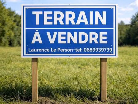 terrain constructible à vendre