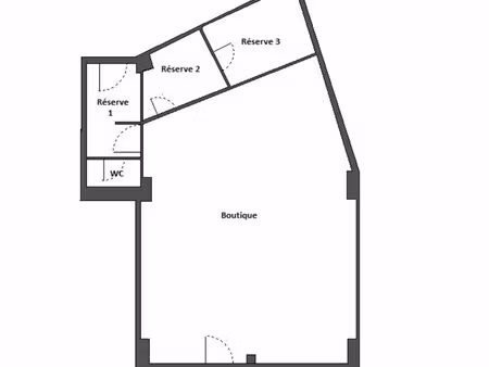 local commercial 63 m² paris