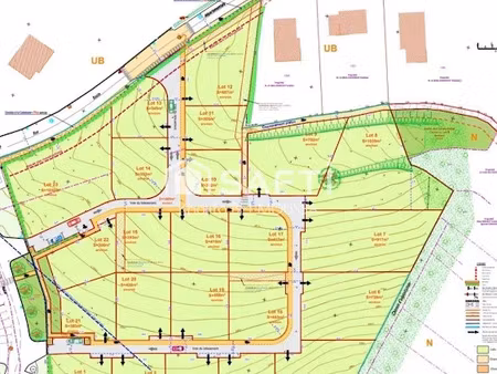 vente terrain à batir 395 m² à cressin-rochefort (01350)  57 900 €