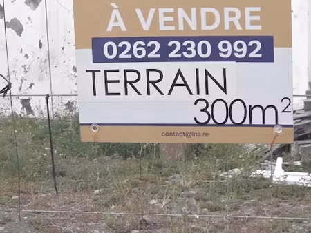 vente terrain 297 m² à saint-denis (97400)  475 000 €
