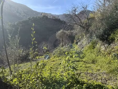 vente terrain constructible à gorbio