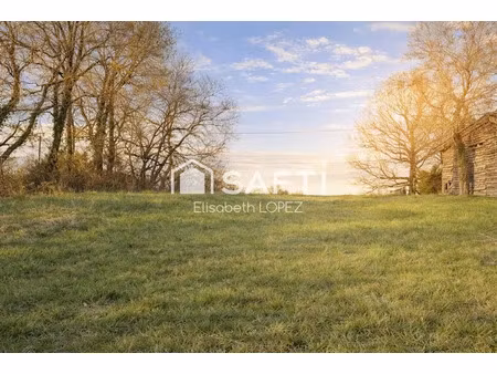 vente terrain à batir 1727 m² à saint-cirq (82300)  39 000 €