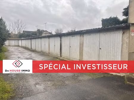 ensemble de 22 garages fermés – investissement locatif – châteauroux