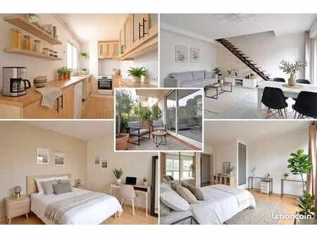 duplex cosy renove meuble - 67 m² - montpellier alco