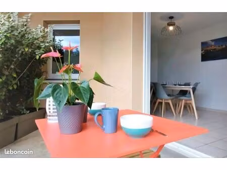 magnifique t2 avec terrasse et parking securisé