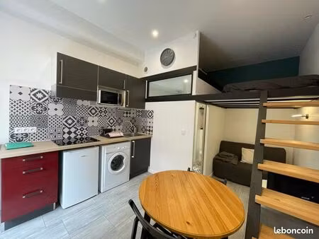 studio meublé et rénové - gratte ciel