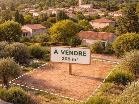 terrain 208 m² saint-savournin