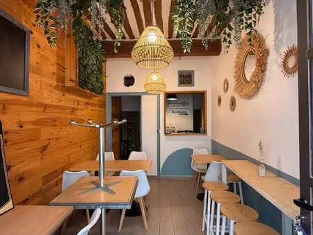 restaurant clé en main avec terrasse – prêt à travailler – peyriac-de-mer