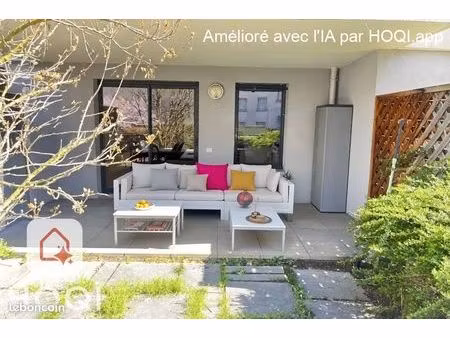 t3 70 m² + grand jardin privatif + garage + cave – villeurbanne gratte-ciel