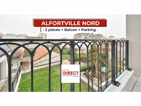 2 pièces + balcon + parking